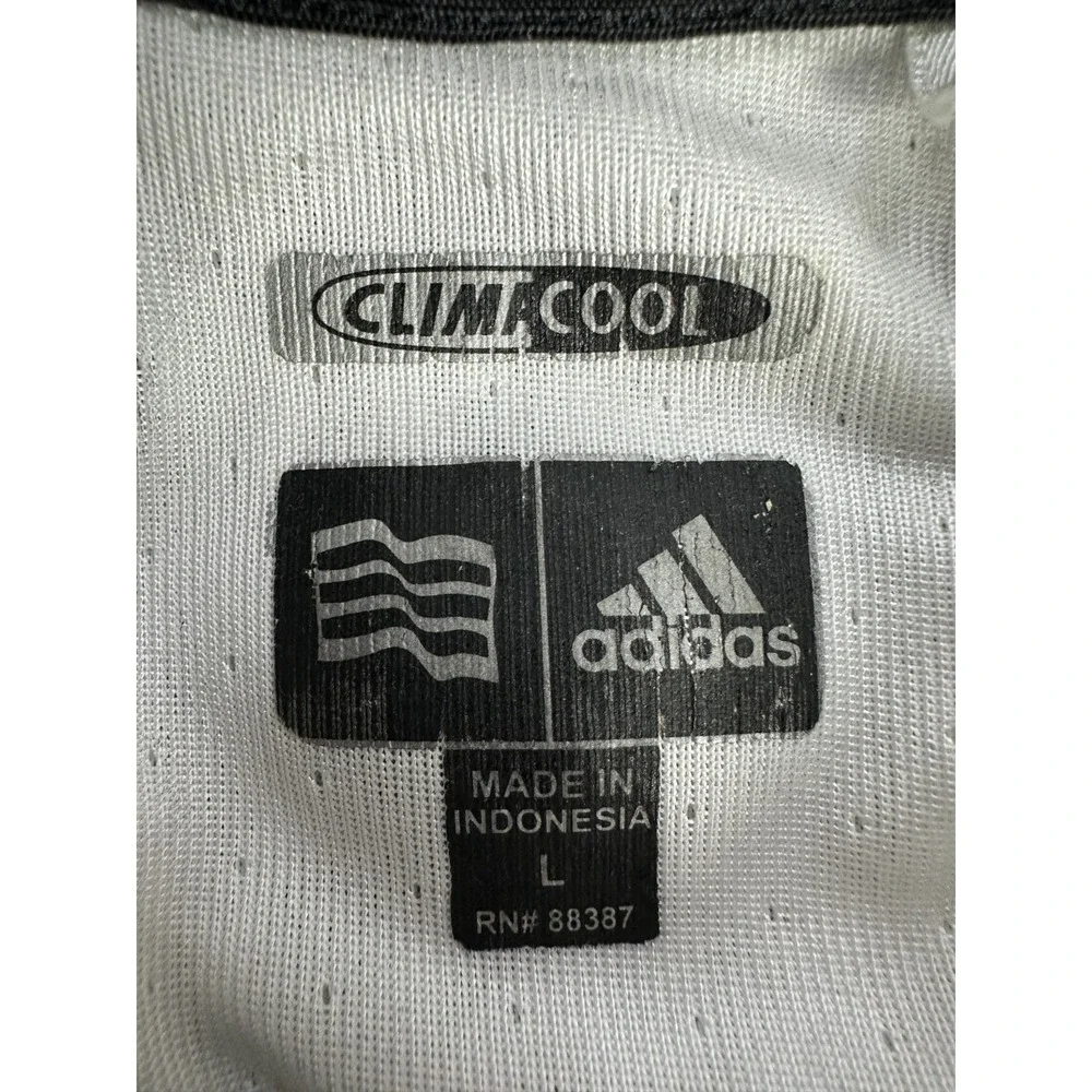 Adidas Polo Shirt‎ Mens Large White TPC Sawgrass Golf Climacool Performance